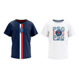 Kit 2 Camisas Oficiais Psg Infantil