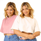 Kit 2 Camiseta Blusa