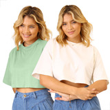 Kit 2 Camiseta Blusa