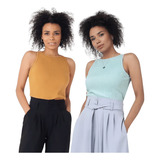 Kit 2 Camiseta Feminina