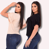 Kit 2 Camiseta Feminina