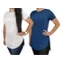 Kit 2 Camiseta Longline Feminina Academia Lisa Promoção