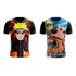 Kit 2 Camiseta Naruto Shippuden Personalizada Infantil 3d