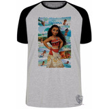 Kit 2 Camiseta Plus Size Moana Fases Princesa Desenho Linda