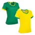 Kit 2 Camisetas Baby Look Brancas De Poliéster P/ Sublimação
