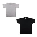 Kit 2 Camisetas Basicas Infantil Lisa Preta E Cinza 4 Ao 8 BR Numérico 6 Slim Cinza E Preta 
