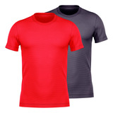 Kit 2 Camisetas Básicas Masculina Dry