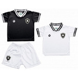 Kit 2 Camisetas E Shorts Infantil Botafogo Torcida Baby