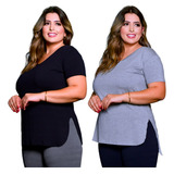 Kit 2 Camisetas Feminina