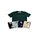 KIT 2 Camisetas Masculina Em Algodao Fio 30-1 Premium- Blusa Camisa T-shirt Estampada Masculina -BR- Alfa- GG- Regular- SORTIDAS-