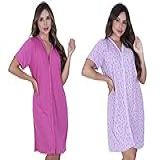 Kit 2 Camisola Manga Curta De Botão Abre Fácil Amamentação Gestante Idoso M 42 44 