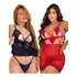 Kit 2 Camisolas Tule Linha Noite Sexy Saia Transparente