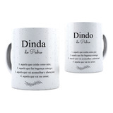 Kit 2 Canecas Batismo Padrinho Madrinha Batizado Dindo Dinda