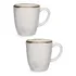 Kit 2 Canecas Porcelana Ryo Oxford 380ml Maresia Orgânica
