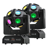 Kit 2 Canhão Moving Magic Ball 150w Strobo Bola Led Rgb Dmx