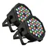 Kit 2 Canhão Refletor 36 Leds Par 64 Rgb 36w Dmx Iluminação Voltagem 110v/220v