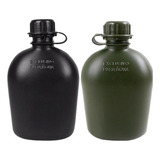 Kit 2 Cantil De Campanha Militar Camping 900ml Bélica Nfe 