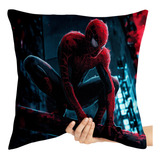 Kit 2 Capa Almofada 45x45 Homem Aranha Peter 3d Super Heroi