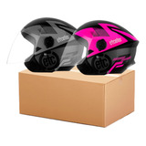 Kit 2 Capacete Etceter Open Casal Feminino Masculino + Cores
