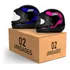 Kit 2 Capacete Fechado Automático Sport Moto 788 Todas Cores