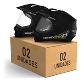 Kit 2 Capacetes Motocross