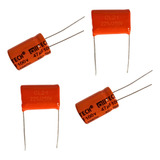 Kit 2 Capacitor Corneta 47x100   2 Capacitor 2m2x250 Tweeter