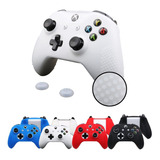 Kit 2 Capas Controle Xbox One Grip Borracha Botão Analógico