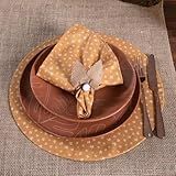 Kit 2 Capas De Sousplat Base MDF Para Decoração De Mesa Posta Sousplat Souplat Suplar Soupla Jogo Americano Mostarda