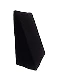 Kit 2 Capas Para Almofada Travesseiro Triangular Suave Encosto 65cmx45cmx30cm Em Tecido Oxford (preto)