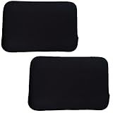 Kit 2 Capas Para Notebook 15 6 Polegadas Preto Compatível Dell Lenovo Samsung PRETO PRETO