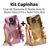 Kit 2 Capinhas 3d Diamante Para