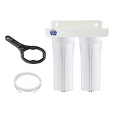 Kit 2 Carcaças Branca Suporte Duplo Estágio Extra Osmose