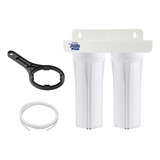 Kit 2 Carcaças Branca Suporte Duplo Estágio Extra Osmose
