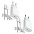Kit 2 Carregador + Cabo 20w Turbo Tipo-c iPhone 14 13 12 11 Cor Branco