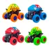 Kit 2 Carrinho Monster Truck Dinossauros Fricção Pick Up Hip