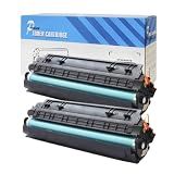 KIT 2 Cartuchos De Toner Compatível HP CB435A CB436A CE285A Universal - P1005 P1505 M1120 M1212 M1130 - Premium