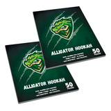 Kit 2 Cartuchos Papel Alumínio Narguile 100 Folhas Atacado