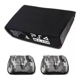Kit 2 Case Estojo Controle Hard Skin Capa Para Ps4 Slim