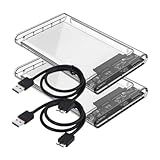 Kit 2 Case Hd 3 0 Externo Adaptador Ssd Sata 2 5 Usb Notebook Pc
