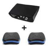 Kit 2 Case Skin Capa Para Ps4 Fat Estojo Controle