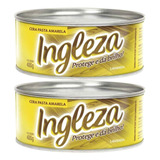 Kit 2 Ceras Pasta Inglesa Amarela