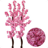 Kit 2 Cerejeira Artificial Japonesa 150cm Sem Vaso Decoração Cor Rosa Bebê