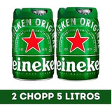 Kit 2 Cerveja Heineken Barril 5 Litros Pronta Entrega Full