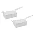 Kit 2 Cesto Retangular 26x13cm P  Fritadeira Tedesco