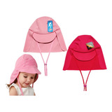 Kit 2 Chapéu Boné Bebê Infantil Proteção Solar Uv50 Full