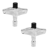 Kit 2 Chave Afinação Cromado Luxo Giro Rápido Ta142 Torelli