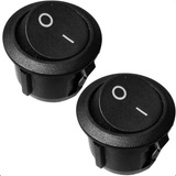 Kit 2 Chave Gangorra Botão Liga Desliga Interruptor Pinos