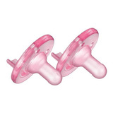 Kit 2 Chupetas Bico Calmante Avent Soothie Rosa 3 18 Meses