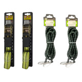 Kit 2 Cinta Catraca Prender Jetski 2 Corda Mosquetão 1 8mt
