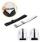 Kit 2 Cinto Elástico Prendedor Segura Estica Camisa Social